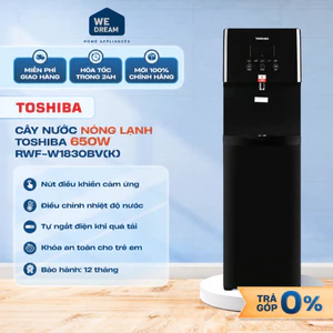 Cây Nước Nóng Lạnh Toshiba RWF-W1830BV(K) 650W - Hàng Chính Hãng