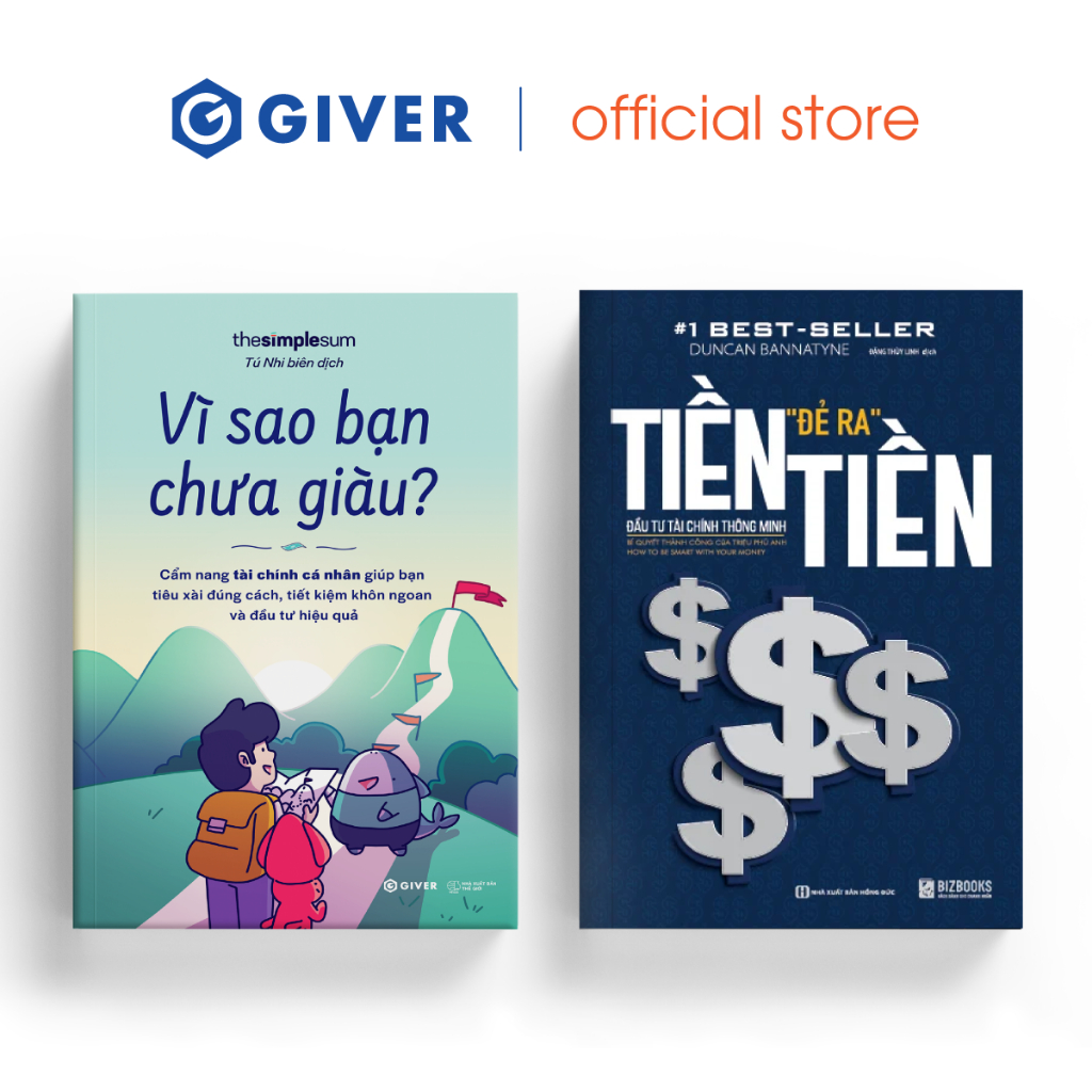 Sách - Combo Luật Chơi Tiền Bạc -  Lý Do Bạn Nghèo, Học Cách Lèo Lái Dòng Tiền - Vì Sao Bạn Chưa Giàu - Tiền Đẻ Ra Tiền