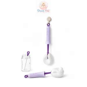 Cọ Bọt Biển Rửa Cốc Chén, Que đầu cọ ống hút, Dụng cụ Rửa Bình Sữa,Bình Giữ Nhiệt Đầu Mút Xốp tay vắt tự động,DTchildren