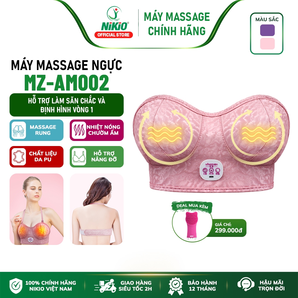 Máy massage ngực MingZhen Nikio MZ-AM002 - Nâng ngực, săn chắc và định hình vòng 1