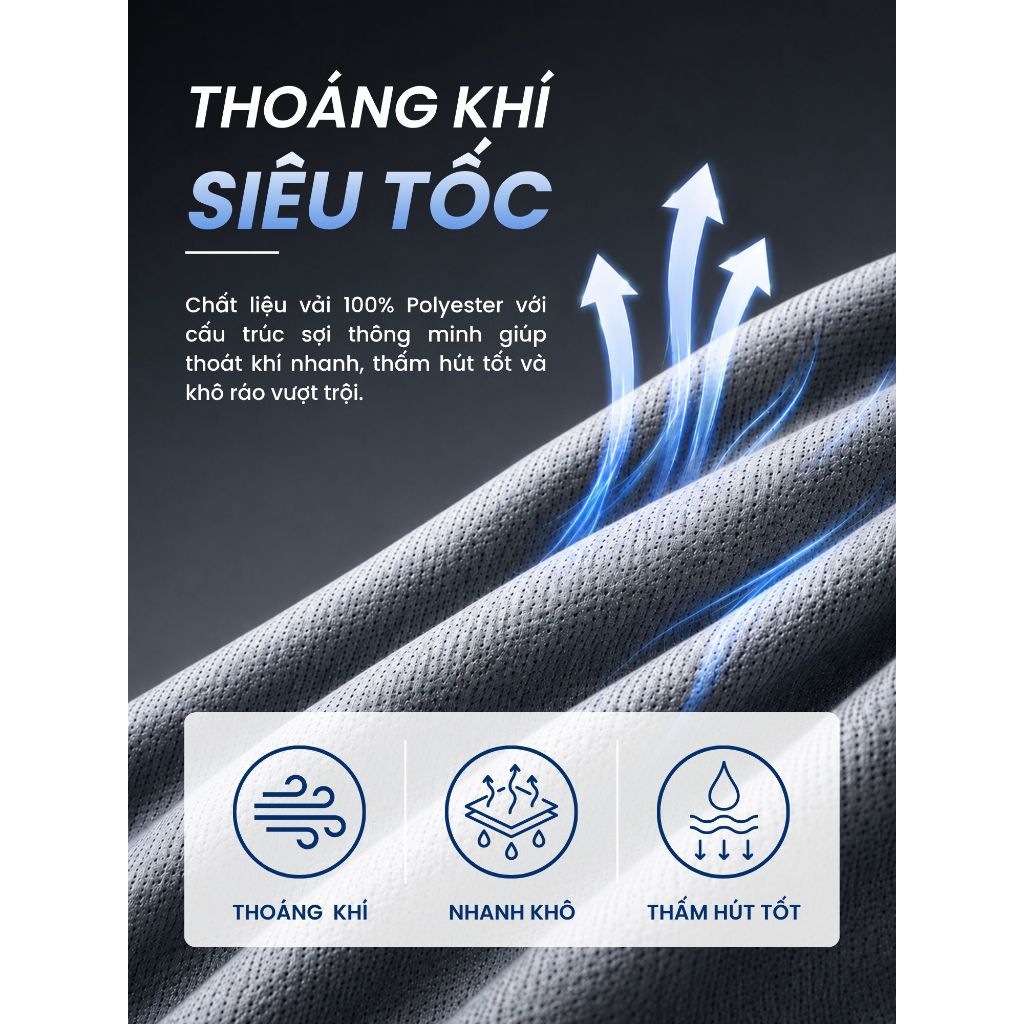Combo Áo Polo nam Ultra Active dáng suông khô thoáng thấm hút tốt Menswear TOKYOLIFE 40000970