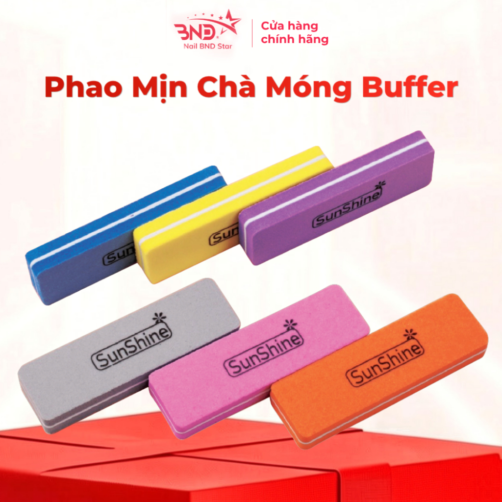Phao mịn chà móng buffer cát mịn - Phao xốp dũa móng hình chữ nhật dễ ...