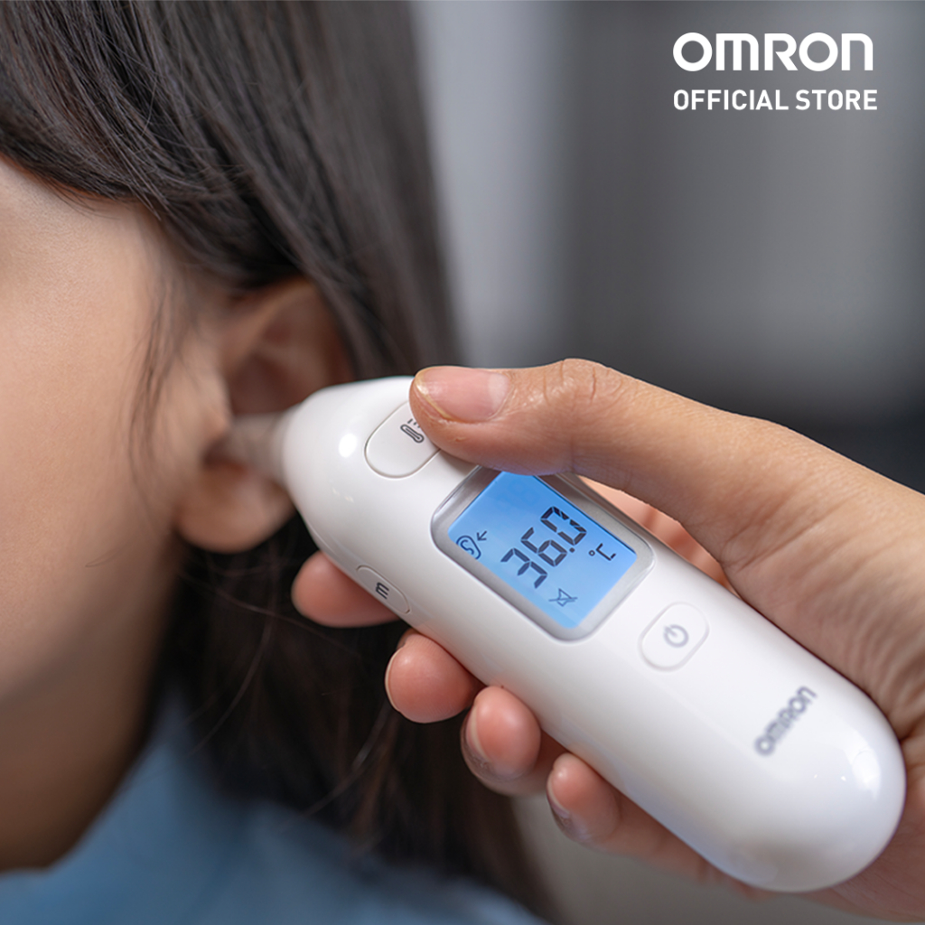 (Dòng mới 2026) Nhiệt Kế Đo Tai OMRON MC-533 - Nhiệt Kế Điện Tử Đo Nhanh Cho Bé & Người Lớn