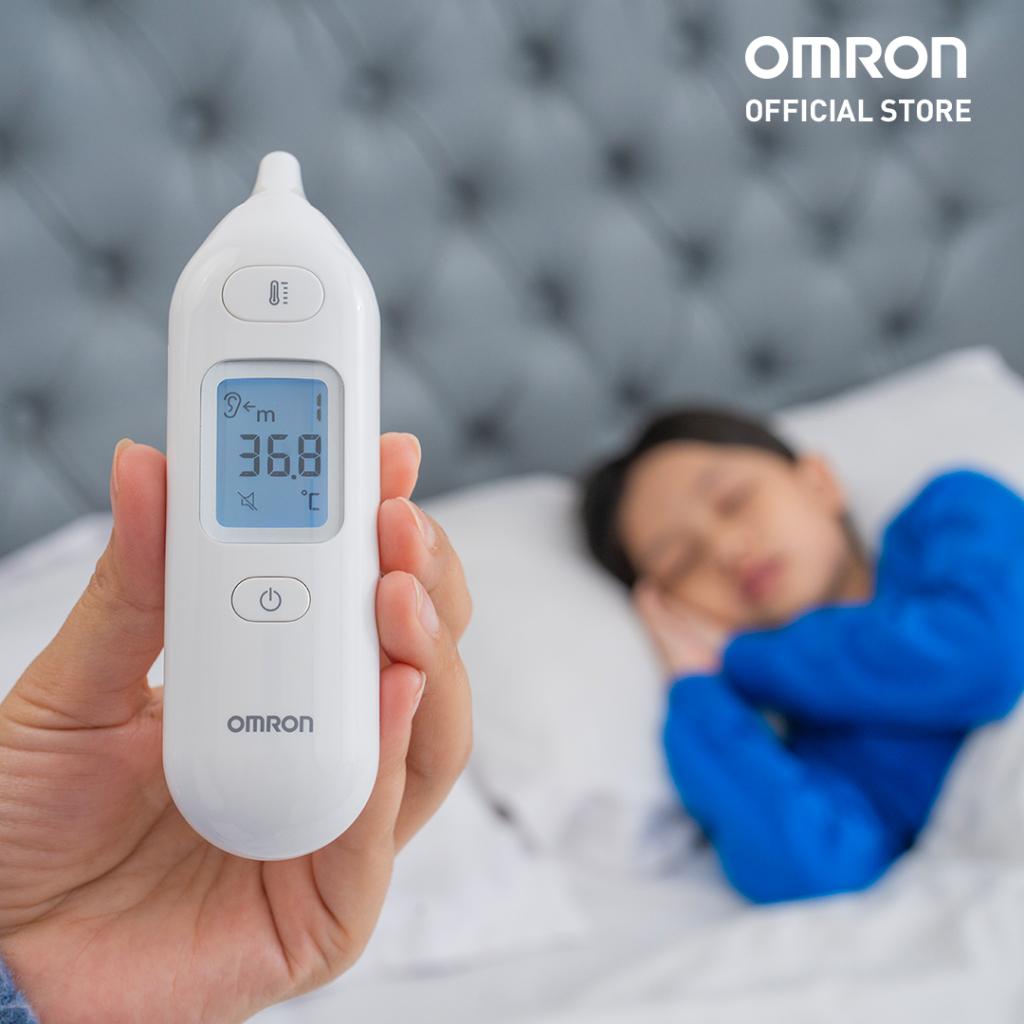 (Dòng mới 2026) Nhiệt Kế Đo Tai OMRON MC-533 - Nhiệt Kế Điện Tử Đo Nhanh Cho Bé & Người Lớn