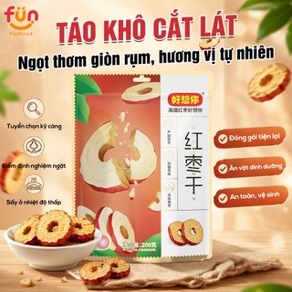 Táo đỏ sấy giòn cắt lát tách hạt Miss You 200g - Bổ sung Vitamin, sắt... giúp đẹp da chống lão hóa
