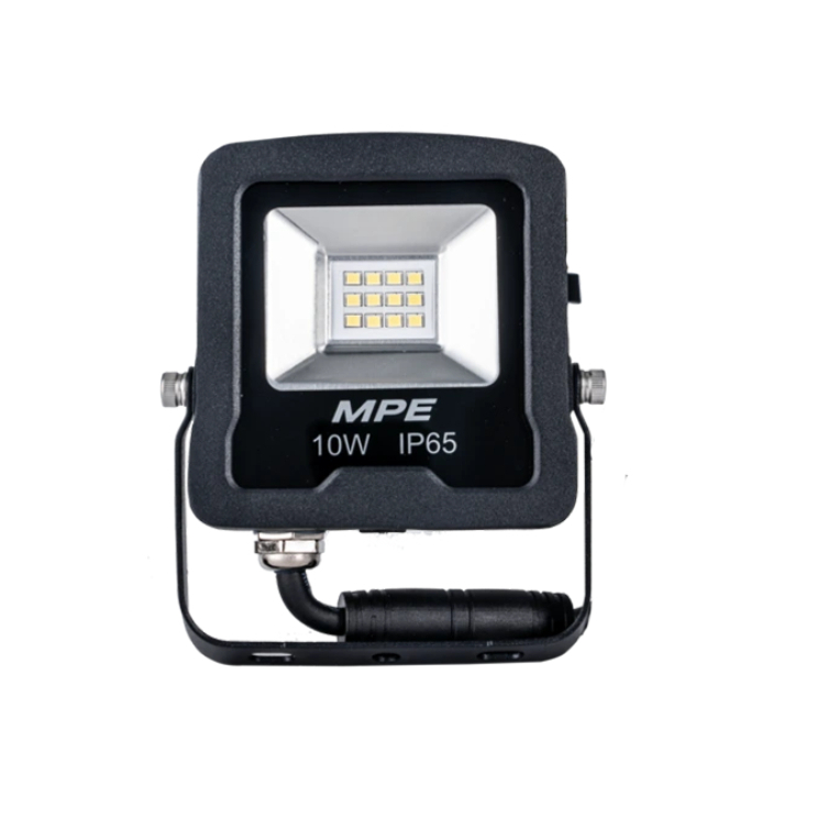 Đèn LED Pha seri FLD5 chính hãng MPE, Thân đèn trước sau đúc nhôm nguyên khối sơn tĩnh điện, lõi chống nước hiện đại