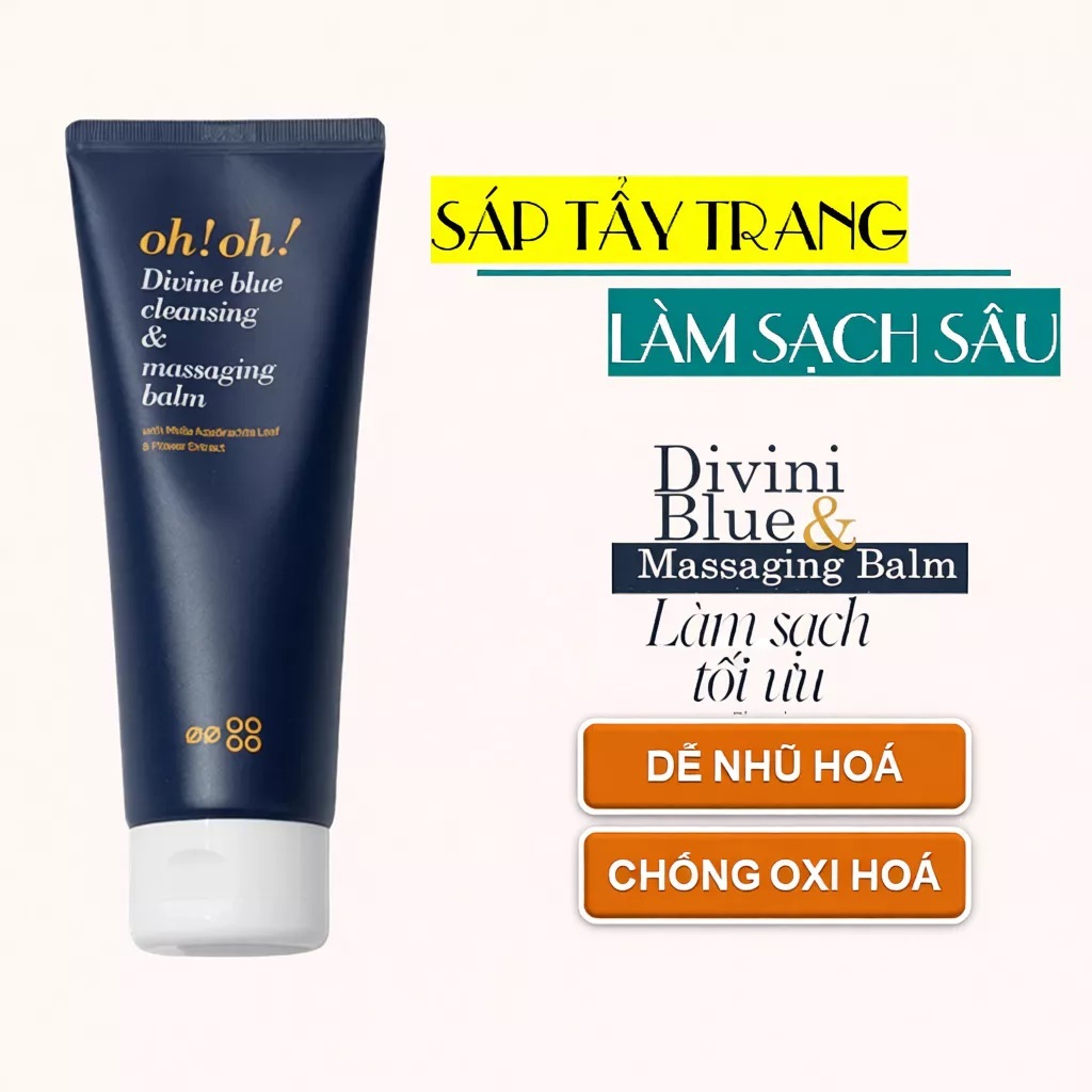 [CHÍNH HÃNG] SÁP TẨY TRANG OH!OH! CLEANSING BALM LÀM SẠCH SÂU TẨY TRANG DỊU NHẸ CHO MỌI LOẠI DA