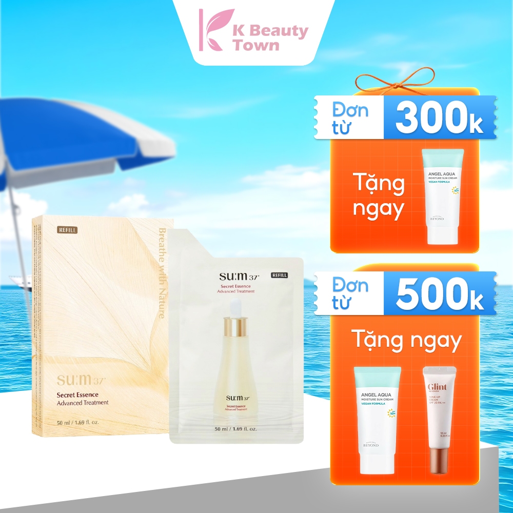 [Túi Refill] Nước thần chống lão hoá thế hệ mới Sum37 Secret Essence Advanced Treatment 50ml