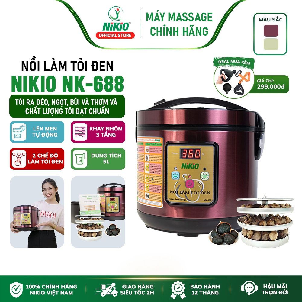 Máy Làm Tỏi Đen Gia Đình Nikio NK-688 Nhật Bản