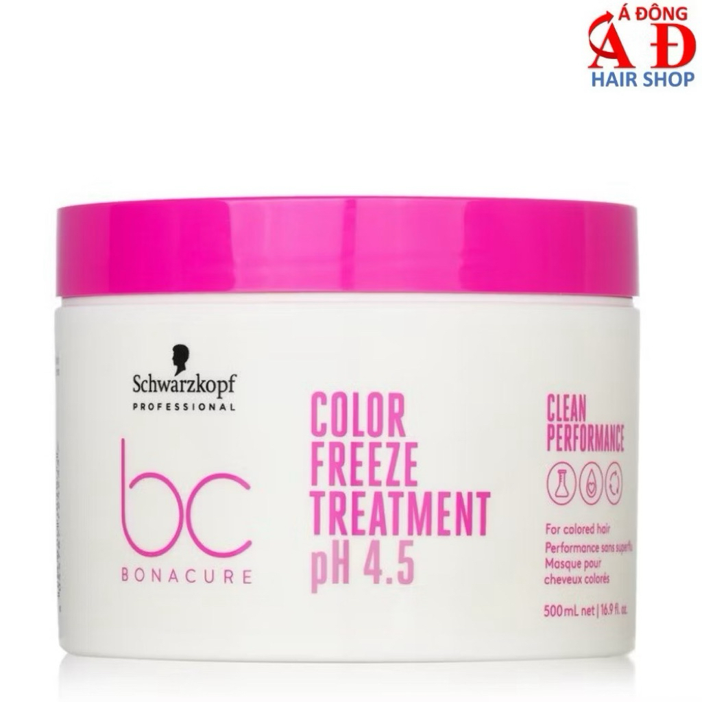 DẦU HẤP Ủ SCHWARZKOPF BC COLOR FREEZE GIỮ MÀU SUÔN MƯỢT TÓC ĐỨC 500ML