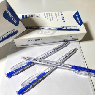 Combo 20 Bút bi Thiên Long TL-027 ngòi 0,5mm -  xanh/đen