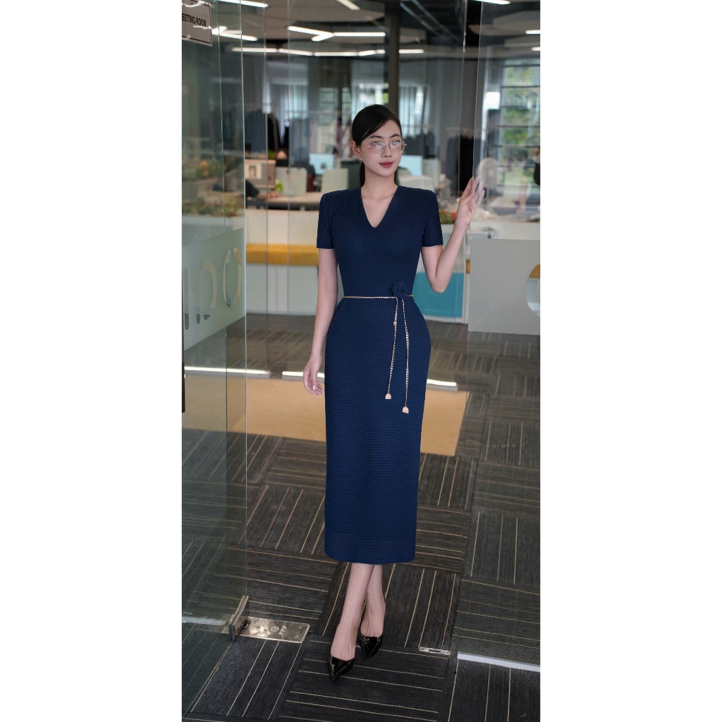 MINELEGÁNCE | VÁY BODY DÁNG DÀI, SANG TRỌNG, THANH LỊCH - MIN442