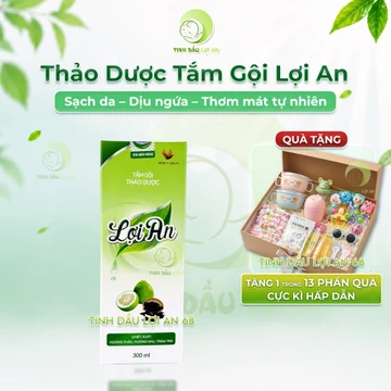 Nước Tắm Thảo Dược Lợi An - Tắm Gội Thảo Dược Hỗ Trợ Làm Sạch Da Và Tóc, Duy Trì Độ Ẩm Và Hương Thơm Tự Nhiên