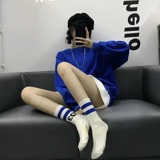 5/10 Pairs Tất thể thao sọc thời trang thoáng khí Mẫu dành cho cả nam và nữ