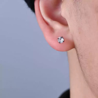 SNUOFO - Khuyên tai Titan Y Tế đá Zirconia - Chăm sóc lỗ tai, thiết kế độc quyền sang trọng, dành cho cả nam và nữ