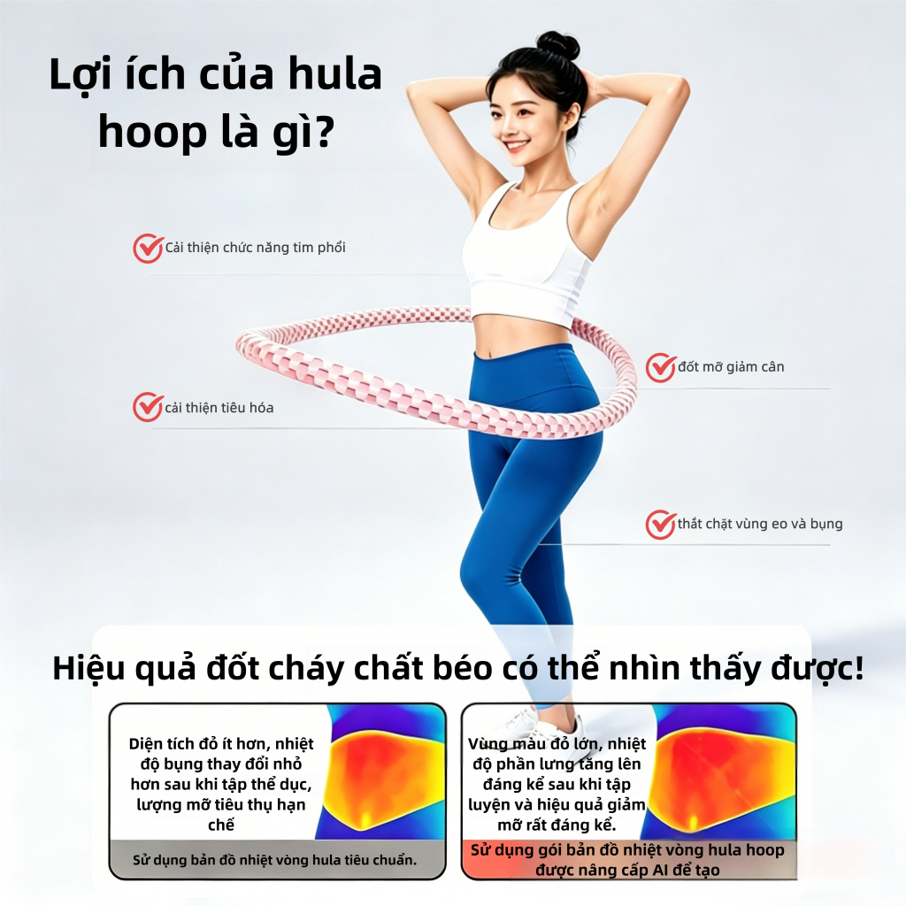 Vòng lắc eo chất liệu vải sợi mát，Vòng Lắc Eo Lò Xo Vải Băng Massage 3D，Vòng Lắc Eo Giảm Mỡ Bụng