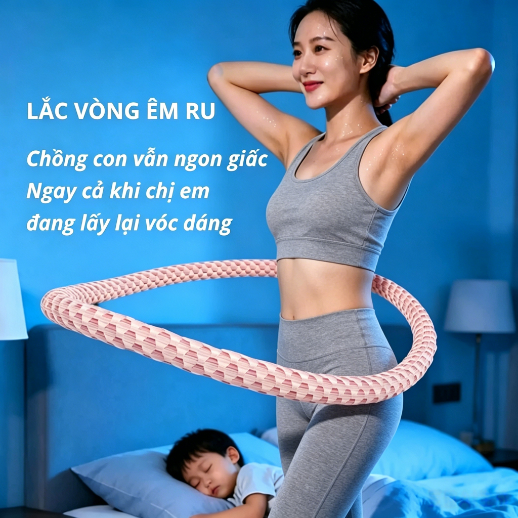 Vòng lắc eo chất liệu vải sợi mát，Vòng Lắc Eo Lò Xo Vải Băng Massage 3D，Vòng Lắc Eo Giảm Mỡ Bụng