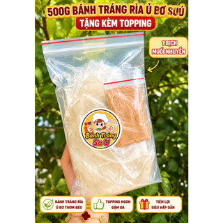 🔥🔥🔥 COMBO 500G BÁNH TRÁNG RÌA Ủ BƠ SU Ú – TẶNG KÈM TOPPING ĐẶC BIỆT SIÊU CUỐN 🔥