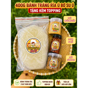 🔥COMBO 500G BÁNH TRÁNG RÌA Ủ BƠ SU Ú