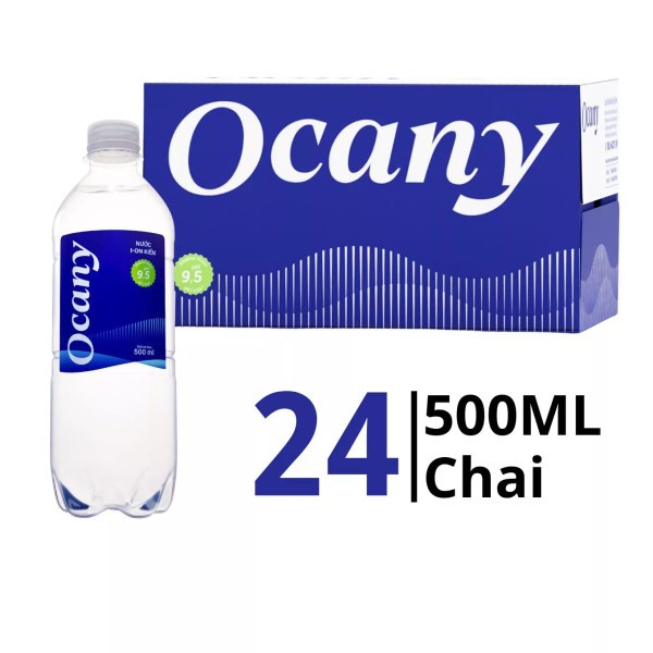 Thùng 24 chai Nước Ion Kiềm Ocany  500ml - Bí Quyết Khỏe Đẹp Mỗi Ngày, Thải Độc Cơ Thể