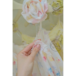Váy Maxi Suông Voan Tơ 2 Dây Đính Hoa Chuẩn She’s