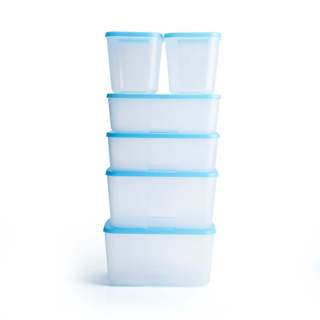 Bộ 6 hộp Tupperware trữ đông Gen I nhiều dung tích từ 650ml đến 2.6L