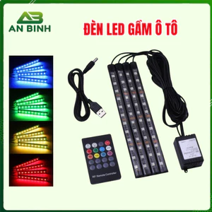 Đèn Led Gầm Ghế Ô Tô Loại 12 Mắt Có Điều Khiển Cao Cấp