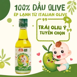Dầu Olive ăn dặm dinh dưỡng Nguyên Chất Thôn Xanh Farm chai thuỷ tinh 60ml