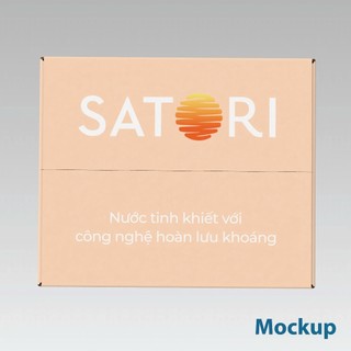 THÚNG 4 BÌNH NƯỚC TINH KHIẾT SATORI 5L CÓ VÒI - CÔNG NGHỆ HOÀN LƯU KHOÁNG TỰ NHIÊN