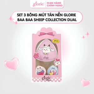 Set 3 Bông Mút Tán Nền Glorie Baa Baa Sheep Collection Dual