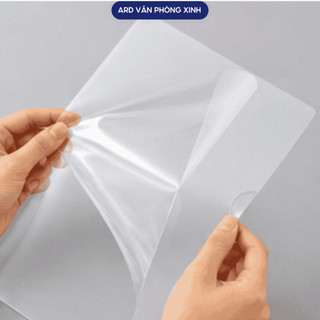 Xấp 100 cái bìa lá A4 PLUS đựng tài liệu nhựa trong suốt, bìa hồ sơ đựng tài liệu hồ sơ giấy tờ văn phòng
