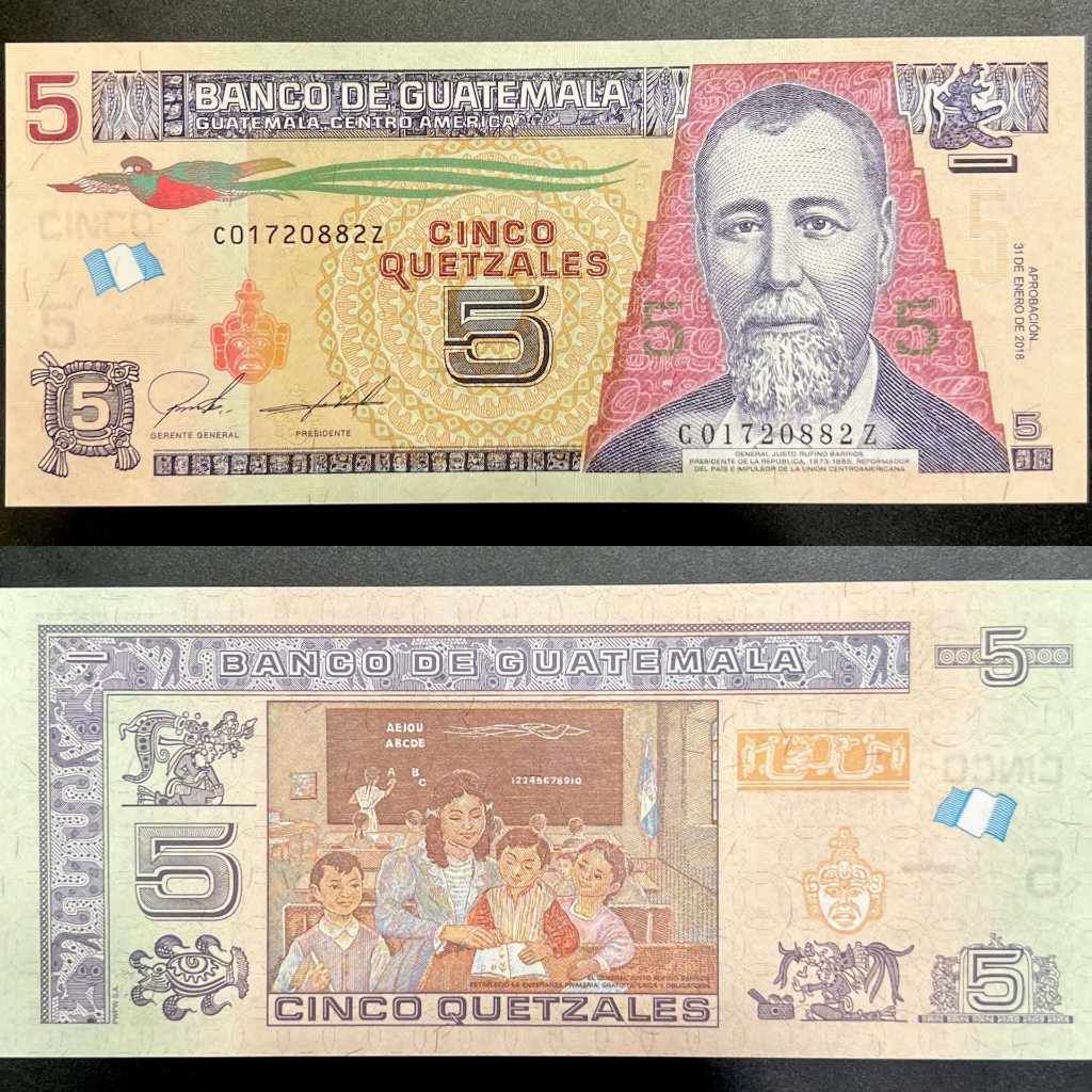 [2811245D]sưu tầm châu mỹ xưa : 5 Guate.mala  sưu tầm quà tặng mới 100%