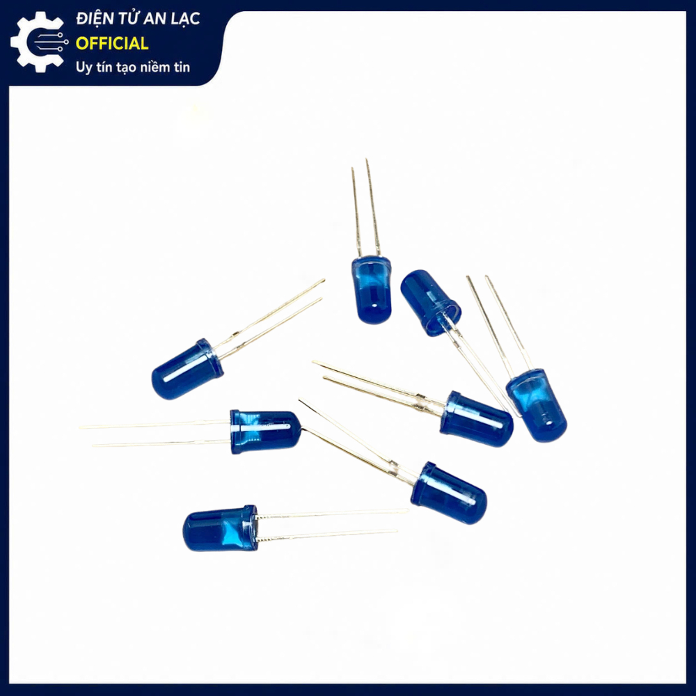 Combo 10 chIếc Led 5MM nhiều màu trắng xanh lá xanh dương vàng đỏ)