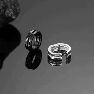 SNUOFO - Khuyên tai kẹp dành cho nam sang trọng phong cách độc đáo cao cấp không cần xỏ lỗ tai kiểu dáng mới