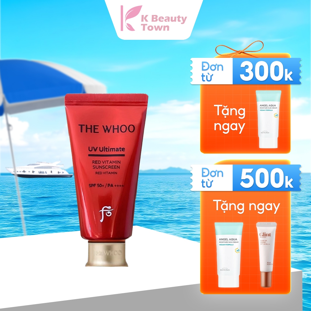 Tinh chất chống nắng chống lão hóa và làm dịu da The Whoo UV Red Vitamin Sunscreen 25ml