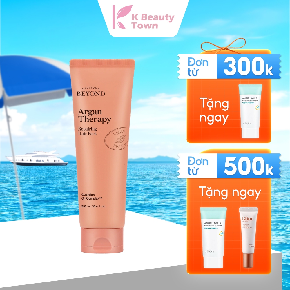 Kem xả phục hồi tóc hư tổn Beyond Argan Therapy Repairing Hair Pack 250ml