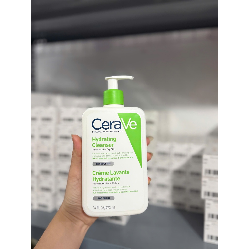Sữa rửa mặt cho da thường và khô Cerave Hydrating Cleanser 236ml 473ml
