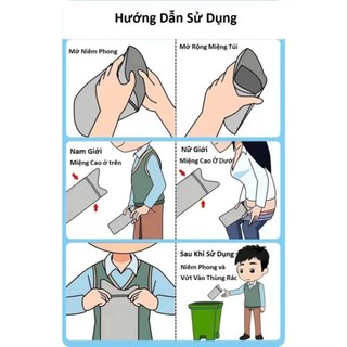 Túi Nước Tiểu Khẩn Cấp 700ml Chống Mùi, Chống Tràn – Dùng Ngoài Trời, Du Lịch
