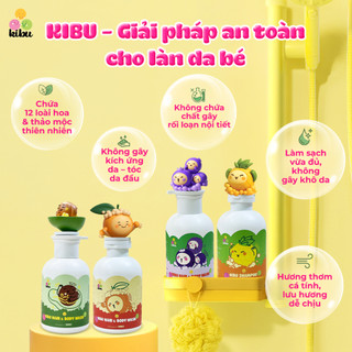 Combo 3 chai Sữa Tắm Gội Trẻ Em 2in1 Bơ - Việt Quất - Mơ