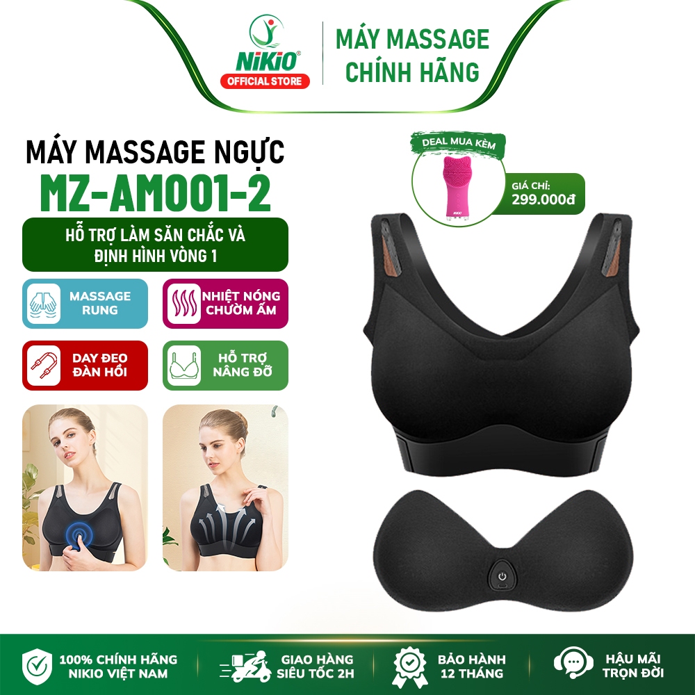 Máy massage ngực Ming Zhen Nikio MZ-AM001-2 - Hỗ trợ tăng size, săn chắc ngực, nâng ngực hiệu quả