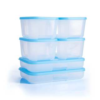 Bộ 6 hộp Tupperware trữ đông Gen I nhiều dung tích từ 650ml đến 2.6L