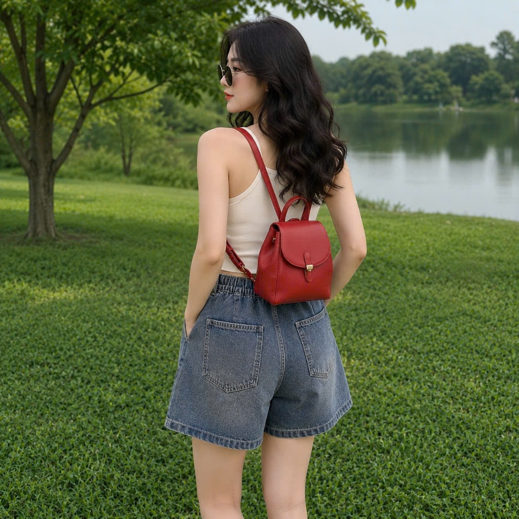 Quần Jean Ngố Bigsize Nữ Lưng Chun Dáng A Rộng Rãi Thoải Mái, Quần Đùi Nữ Ngoại Cỡ 50-95kg-Q555