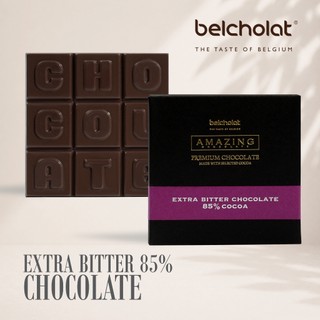 Socola Hộp Quà Amazing Belcholat Extra Bitter Chocolate 85% rất ít ngọt cacao đậm Quà Tặng Cao Cấp