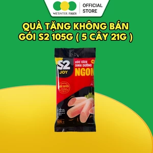 Gói Xúc Xích Ăn Liền S2, 5 Cây/ Gói, Gói 105g - Vietinter Foods