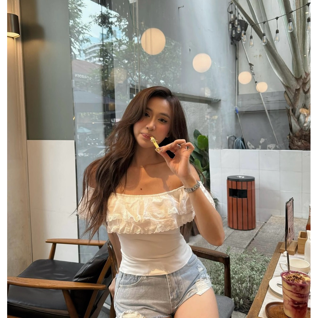 𝑺𝒔𝒖.𝑺𝒕𝒖𝒅𝒊𝒐 [CÓ SẴN-RẺ VÔ ĐỊCH] ÁO TRỄ VAI ĐIỆU BÈO TẦNG HÀNG L1