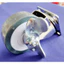 Bánh xe đẩy cao su tổng hợp xám tải nhẹ càng xoay khóa - 50-65-75mm - sẵn kho số lượng lớn
