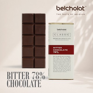 Socola Thanh Đen BA 78% Cacao Belcholat Bitter Chocolate Đắng Đậm Ít Ngọt Ăn Vặt Healthy