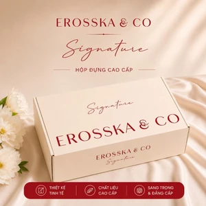 Hộp giấy thiết kế đặc biệt Erosska đóng gói giày dép nữ thanh lịch sang trọng - HOP_