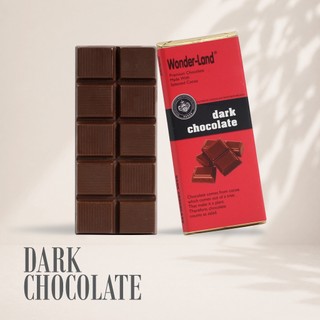 Socola Thanh Đen Wonder-Land Dark Chocolate Đắng Dịu Tan Mượt Ăn Vặt chia sẻ Thưởng Thức Hàng Ngày