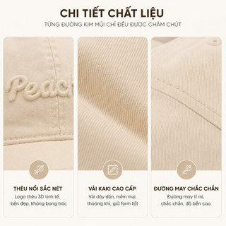 Combo 2 Mũ Lưỡi Trai Nam Nữ Amike Thêu Chữ Nổi Form Hàn Quốc - Mũ Cotton Unisex Cao Cấp Che Nắng Thời Trang
